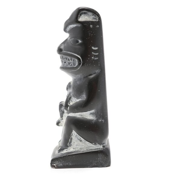 Vintage Grizzly Bear Totem Figurine Native Swityk Canada First Nations Figurine - Picture 3 of 7